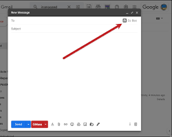 Image of Gmail lock icon in compose window
