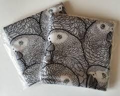 ヨウムのクッションの画像