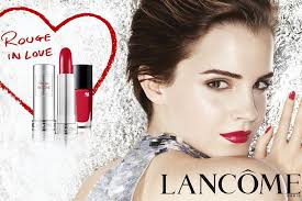 First Look: Emma Watson, LancÃ´me&#39;s Rouge in Love Make Up Collection - Emma_Watson_Rouge_In_Love_Ad_Campaign