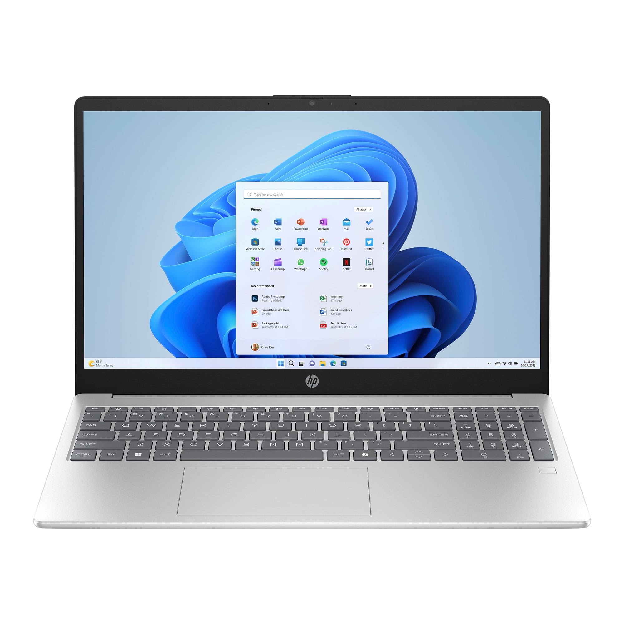 Hp 15.6 inch Windows 11 Laptop intel Core i3-N305 8gb RAM 256gb SSD Natural