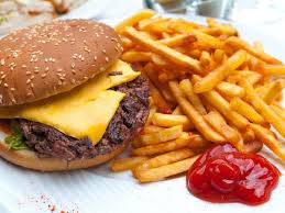 Image result for burger and fries