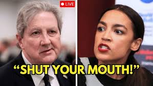 John Kennedy MOCKS AOC in a Grocery Store – But She Shuts Him Down on Livestream with Just $6! - YouTube