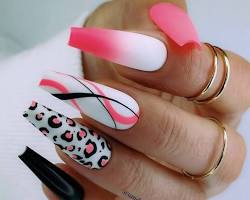 Image of Sassy nail art with neon nails
