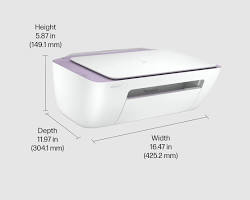 Image of HP Deskjet 2331 printer on a small desk