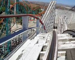 Image of Colossus roller coaster at Six Flags Magic Mountain