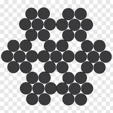 Geometric Black and White Dot Pattern PNG Image – Free ...