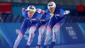 HIGHLIGHT: Team USA cruises to finals in speed skating men's team pursuit