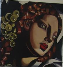 Dominique Odin, d&#39;après Tamara de Lempicka - Dominique-Odin-d-apres-Tamara-de-Lempicka