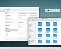 Imagen de KDE Plasma desktop