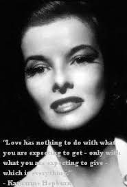 A Katharine Hepburn quote | Words of wisdom by beautiful women ... via Relatably.com