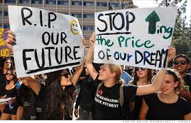 Image result for student loan debtors protest