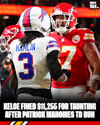 BREAKING: Chiefs TE Travis Kelce was fined $11,255 for taunting during the AFC Championship Game. TS.DHUNG.