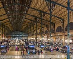Imagen de la estación de tren Gare du Nord de París
