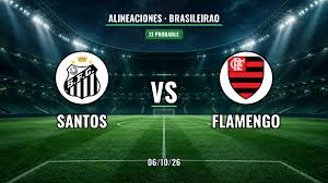 Alineaciones de Santos contra Flamengo
