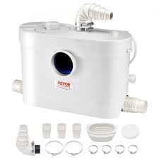VEVOR Macerator Pump for Basement Bathroom - 900W, 48 GPM