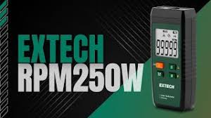 EXTECH Tachometer RPM250W - YouTube