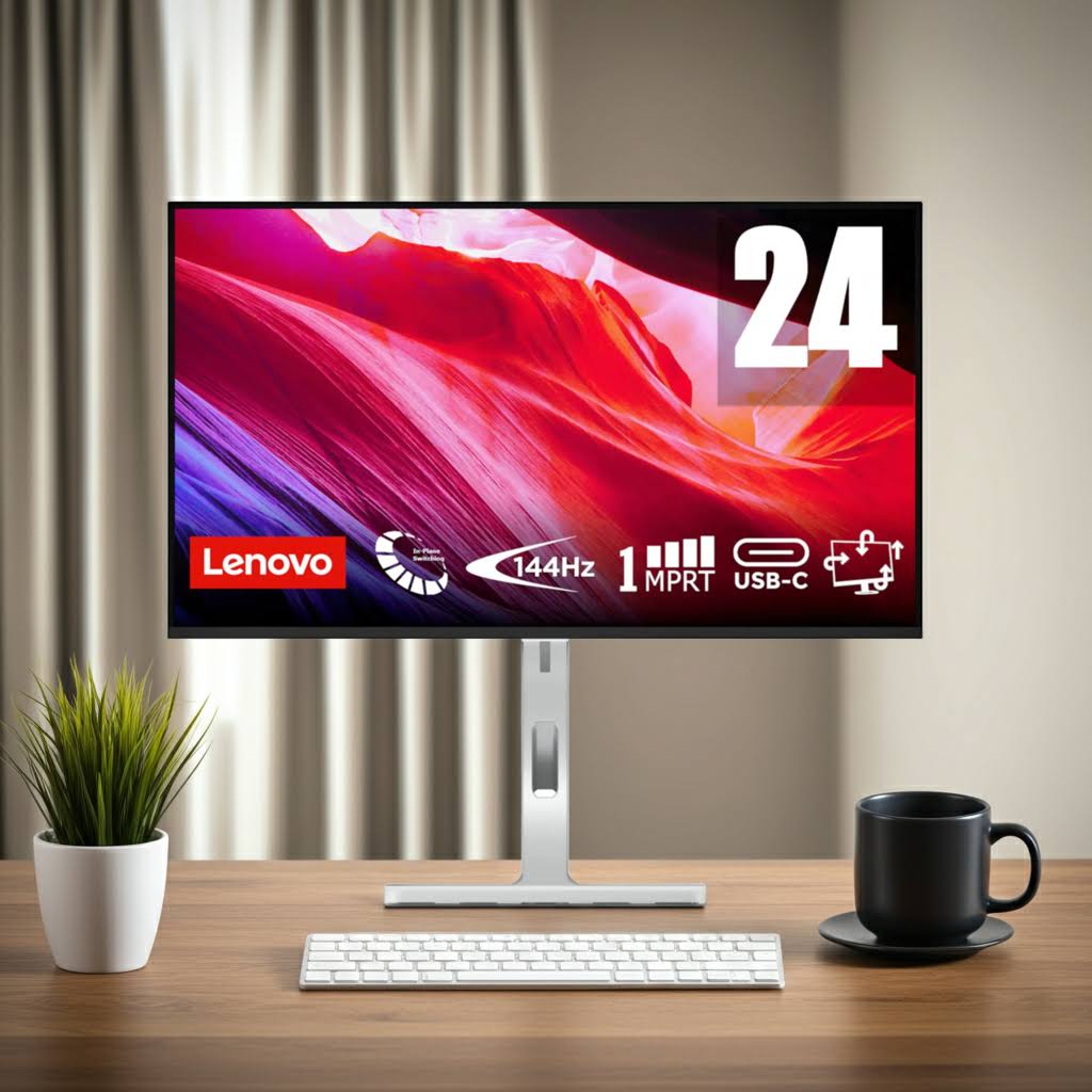 Lenovo L24D-4C FHD 144 Hz USB-C-Docking-Monitor 23,8, 1920 x 1080