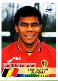 Luis Airton Oliveira (BEL). 332. Panini FIFA World Cup France 1998 - 332