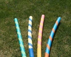 Image of Pool noodle jousting sticks