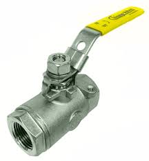 Ball Valve, 1/2IN, Stainless Steel, Standard Port, 2000 Psi