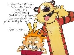 Bill Watterson quote about friendship. | Calvin &amp; Hobbes ... via Relatably.com