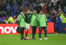 Mexico star rushed to hospital after suffering horror injury against England in chaotic World Cup clash