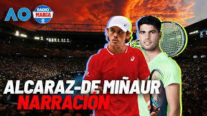Alcaraz - De Miñaur, hoy en directo I Cuartos de final del Open de Australia, en vivo