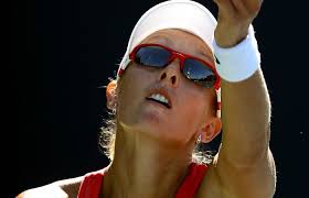 Australia&#39;s Anastasia Rodionova booked a spot in the second round of the WTA Charleston tournament by defeating Zuzana Ondraskova on Monday. - Anastasia-Rodionova-Charleston-700x450