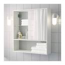 White bathroom mirror with shelf Abu Dhabi