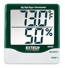 Amazon.com: Extech 445703 Big Digit Indoor Humidity and ...