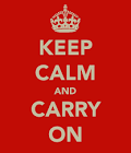 parodies de l affiche Keep calm and carry on - La boite verte