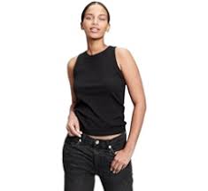 GAP Womens High Neck Tank True Black V2 XS at Amazon Women's Clothing store
