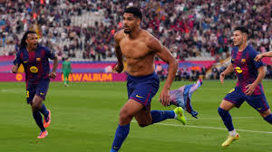 Barcelona 2-1 Girona: Ronald Araujo stoppage-time winner sends Barca top of La Liga