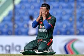 Shanto ton leads Bangladesh to 265-8 against NZ