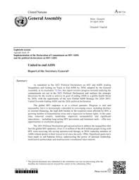 United to end AIDS - Report of the Secretary-General (A/80/724) [EN/AR/RU/ZH]