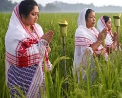 काती बिहू (या कोंगाली बिहू)