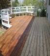 How to strip and stain a deck -
