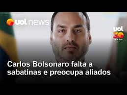 Carlos Bolsonaro falta a sabatina, e ausências começam a incomodar aliados