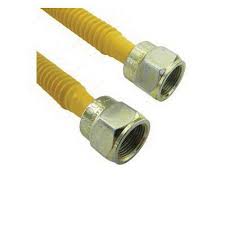 Lasco 10-1261 Gas Line, 3/8 in, Flare x Female, Brass ...