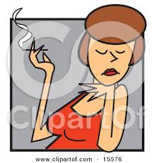 Image result for tip her chin  smoke