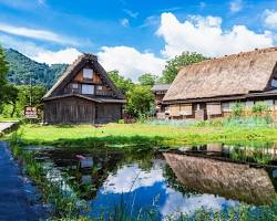 日本の田園風景の画像