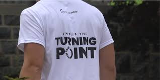 Protesters at Turning Point USA event