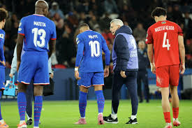 Mbappé leaves France’s game with ankle injury