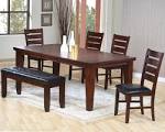 Dining room sets with bench and chairs 