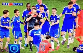 Image result for ibra red card