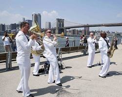 Image of Brooklyn Bridge Park during Fleet Week