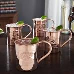 Set of moscow mule mugs