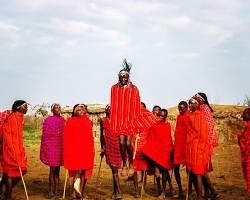 Image of Maasai village Kenya