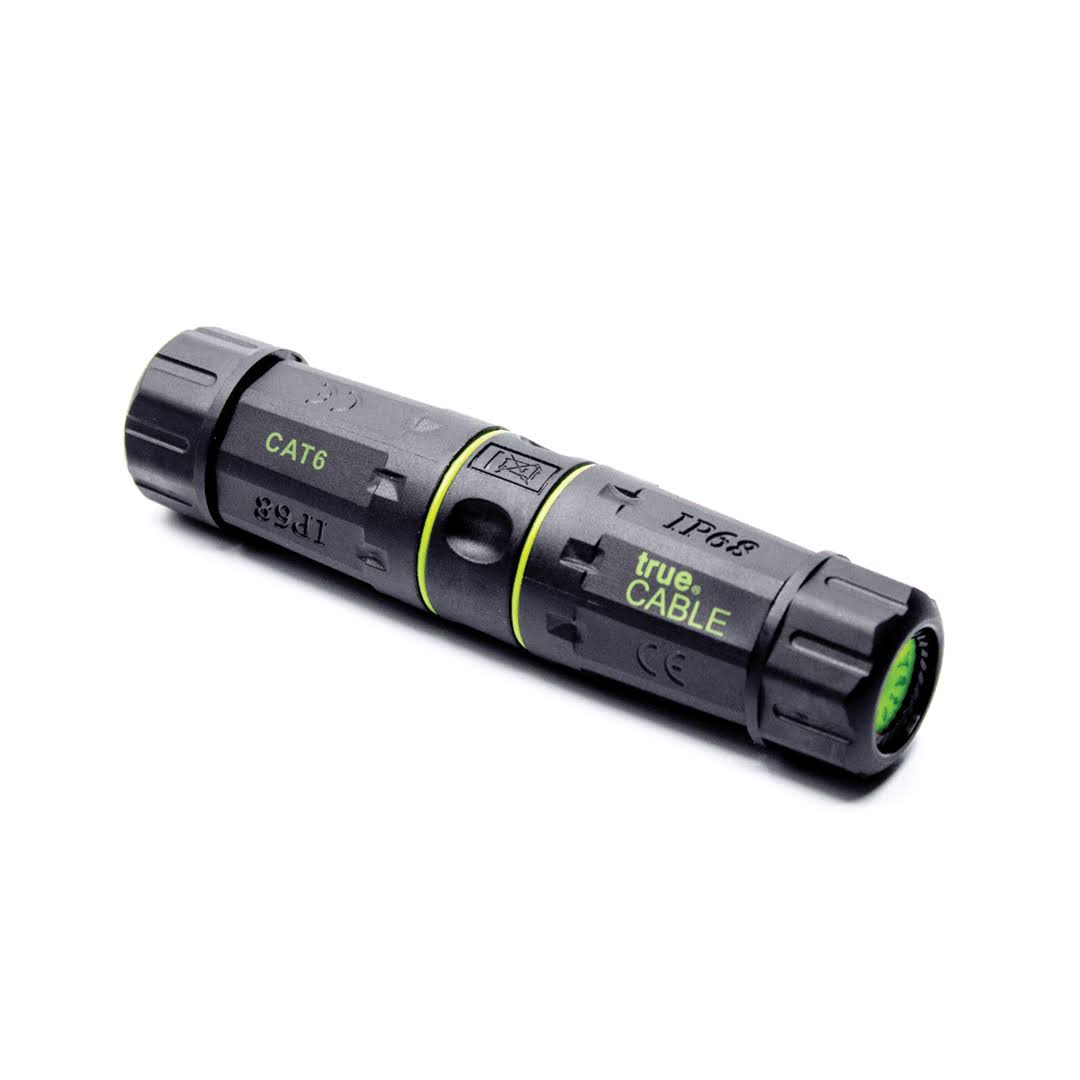 Cat6 Shielded Waterproof Couplers | trueCABLE 2pc