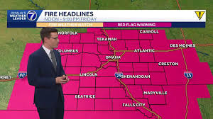 Red flag warning, breezy and cooler Friday for Omaha area